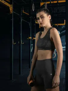 Amante Women Black Sports Shorts