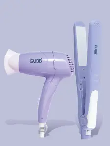 GUBB Set of Hair Dryer & Straightener - Purple