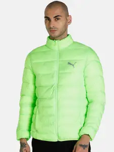 Puma Men Lime Green Solid PWRWarm Jacket