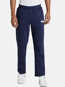 Puma Men Navy Blue Regular Fit Sports Track Pants