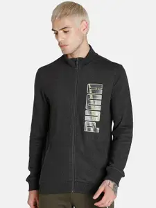 Puma Men Printed Slim Fit Sporty Jacket