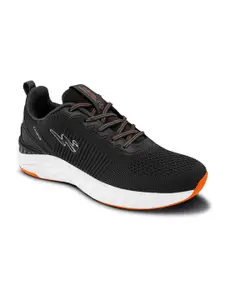 Campus Men Grey Melange Mesh Running Shoes
