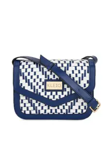 KLEIO Twin Colored Weaved Sling Handbag