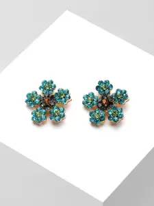 AVANT-GARDE PARIS Multicoloured Floral Studs Earrings