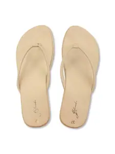 yellowsoles Women White Thong Flip-Flops