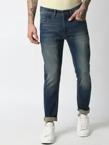 Pepe Jeans Men Skinny Fit Heavy Fade Stretchable Jeans