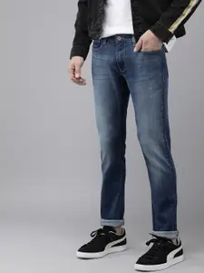 SPYKAR Men Blue Skinny Fit Low-Rise Light Fade Stretchable Jeans