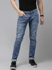 SPYKAR Men Blue Skinny Fit Low-Rise Light Fade Stretchable Jeans