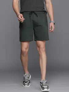 Louis Philippe ATHPLAY Men Grey Slim Fit Sports Shorts