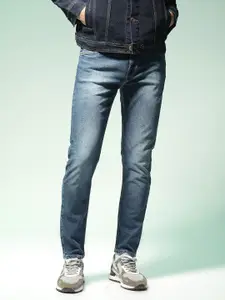Flying Machine Men Blue Micheal Light Fade Stretchable Casual Jeans