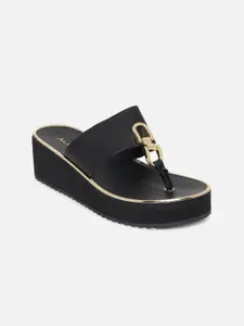 ALDO ALDO Black Flatform Sandals