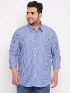 bigbanana Men Blue Comfort Bengal Stripes Striped Casual Shirt
