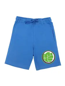 Marvel by Wear Your Mind Boys Blue Hulk Graphic Print Shorts