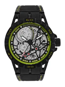 GIO COLLECTION Men Multicoloured Dial Leather Straps Analogue Watch G3049-02