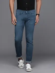 Louis Philippe Jeans Men Blue Slim Fit Low-Rise Stretchable Jeans