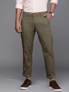 Louis Philippe Sport Men Khaki Slim Fit Trousers