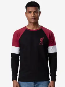 The Souled Store Men Red Liverpool FC Official Cotton Sweatshirt
