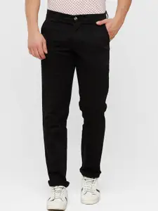 Classic Polo Men Black Slim Fit Chinos Trousers