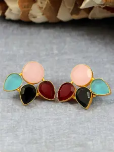 Crunchy Fashion Multicoloured Contemporary Studs Earrings