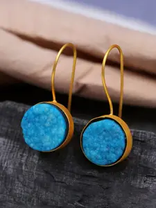 Crunchy Fashion Blue Contemporary Drop Earrings
