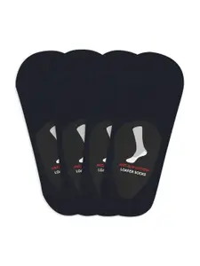 Balenzia Men Navy Set of 4 Anti-Slip Loafer Socks