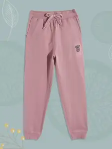 M&H Juniors Boys Dusty Rose Pink Solid Joggers