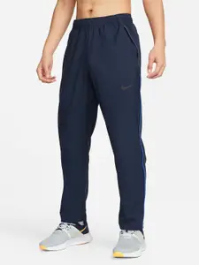Nike Men Navy Blue Dri-Fit Track Pants