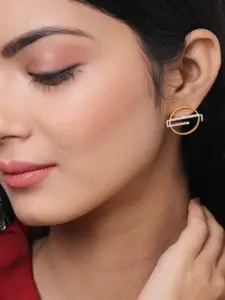 Mitali Jain Gold-Toned Classic Studs Earrings