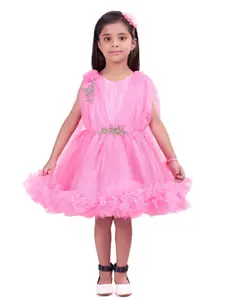 Pink Chick Pink Net Dress