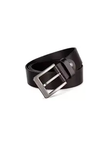 KAEZRI Men Brown Printed Leather Formal Belt