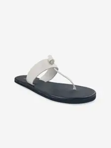 POSTCARD Women Black T-Strap Flats