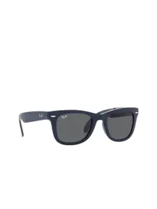 Ray-Ban Men Grey Lens & Blue Square Sunglasses with UV Protected Lens 8056597547079