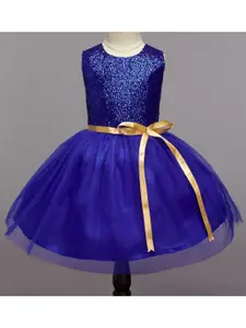 The Magic Wand Girls Blue Maxi Dress