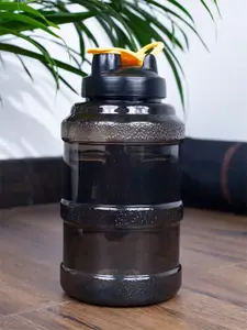 BOLDFIT Black Solid Gym Gallon Sipper Bottle