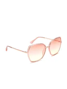 IDEE Women Pink Lens & Gold-Toned Sunglasses with UV Protected Lens IDS2767C1SG