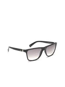 IDEE Men Grey Lens & Black Rectangle Sunglasses with UV Protected Lens IDS2733RC1SG