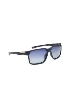 IDEE Men Blue Lens & Blue Square Sunglasses with Polarised Lens IDS2750C3PSG