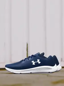UNDER ARMOUR Men Navy Blue Charged Pursuit 3 Running Shoes