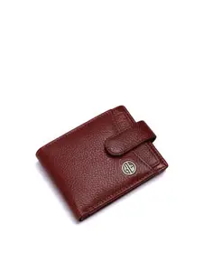 HAMMONDS FLYCATCHER Men Brown Leather RFID Protected Two Fold Wallet