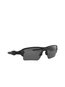 OAKLEY Men UV Protected Grey Lens Rectangle Sunglasses - 0OO9188I91880159