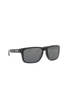 OAKLEY Men Grey UV Protected Rectangular Sunglasses