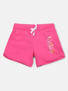 United Colors of Benetton United Colors of Benetton Girls Pink Regular Fit Cotton Shorts
