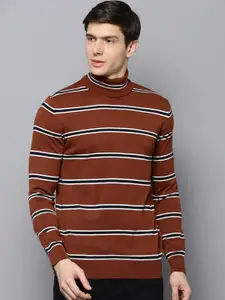 BEN SHERMAN Striped Pure Cotton Pullover
