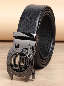 ZORO Men Black Solid PU Belt