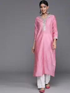 Varanga Women Pink Kurta