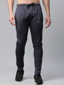 VIMAL JONNEY Men Charcoal Grey Solid Track Pants