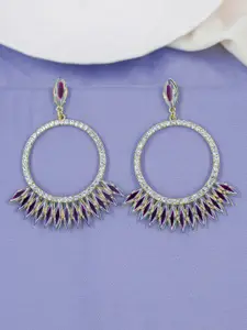 Bellofox Grey Statement Drop Earrings