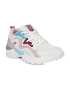 Campus Women Off White Mesh Running Shoes