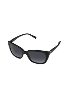 pierre cardin Women Grey Lens & Black Square Sunglasses 200483807559O