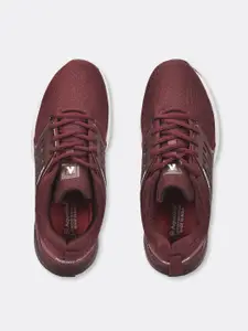 Aqualite Men Maroon Running Non-Marking Shoes